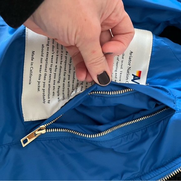 Transitional Weather Hero: Aviator Nation Puffer Vest with Retro Stripes - Picture 5 of 7